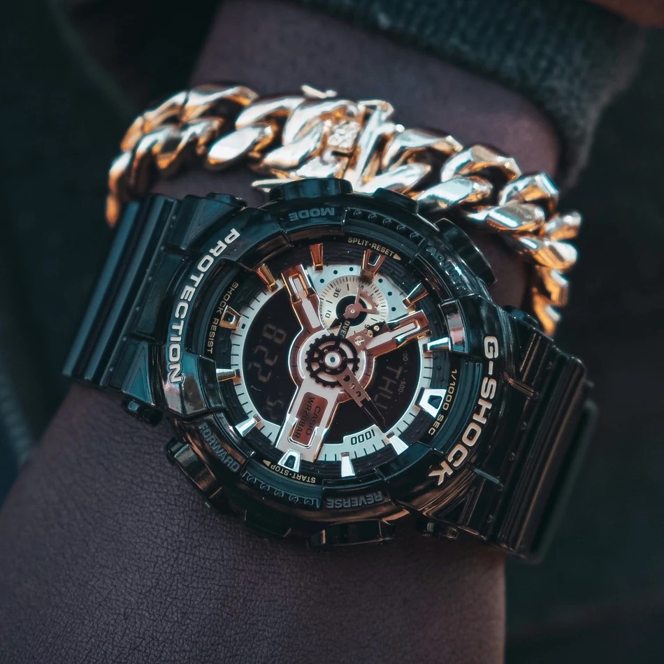 Đồng Hồ Casio Nam Dây Nhựa G-SHOCK GA-110GB-1ADR Chính Hãng