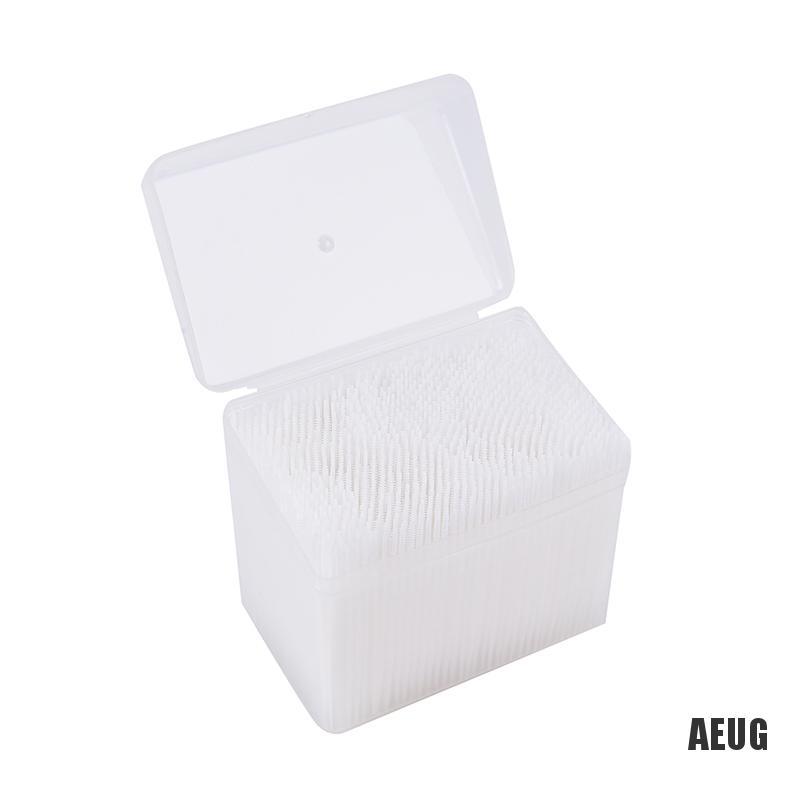 [Hàng mới về] Set 1100 tăm xỉa răng bằng nhựa 2 đầu chăm sóc răng miệng