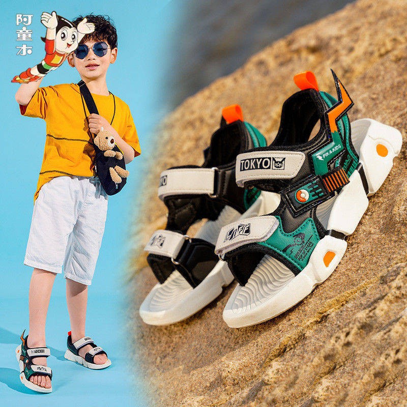 Sandal bé trai 1 - 15 tuổi quai hậu thời trang cao cấp phong cách Hàn Quốc