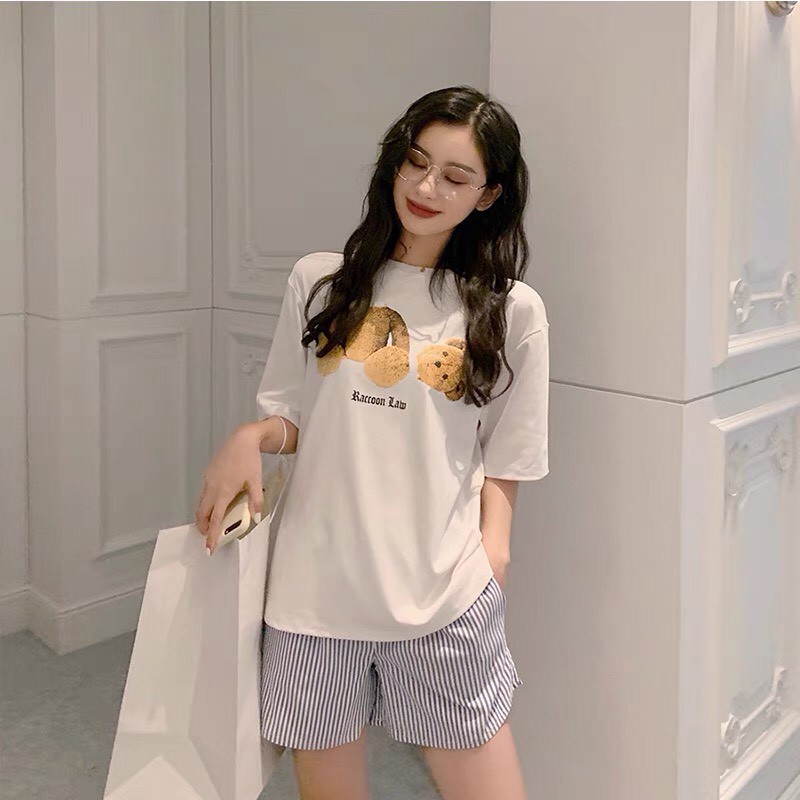 ÁoThung Nữ , Áo Phông Nữ Hình Thỏ Freesize 100% cotton Hàng Qc Loiạ1 | BigBuy360 - bigbuy360.vn