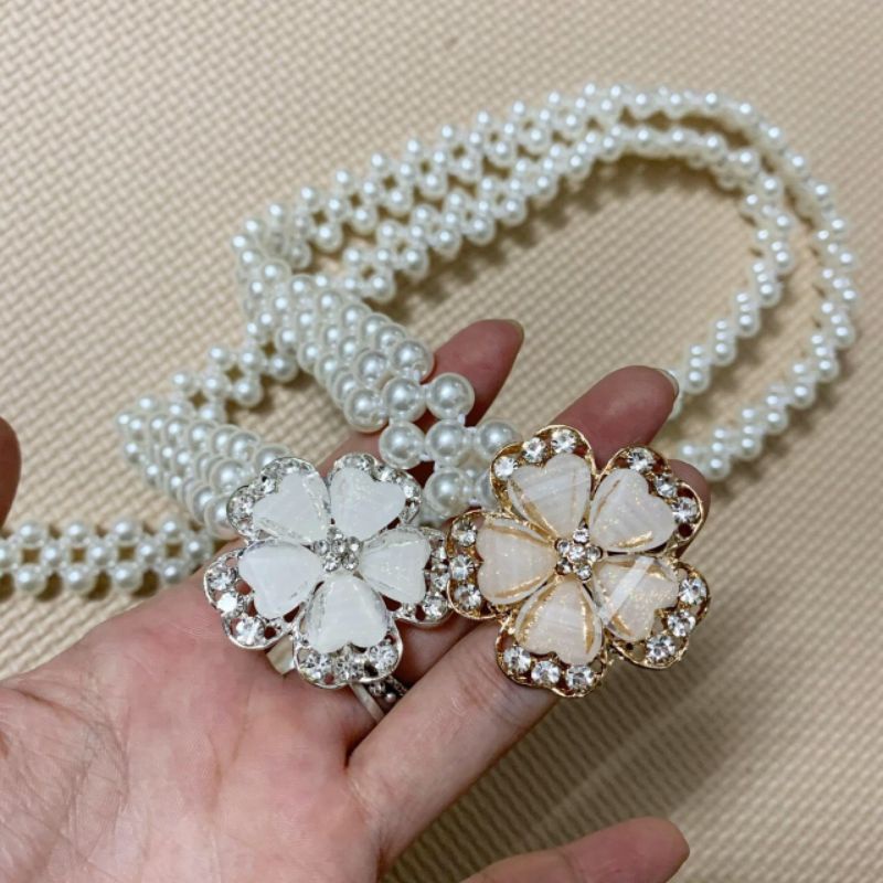 💖Đai váy kết Ngọc đính đá đẹp mê li🎀Bảng ngọc 2cm💰