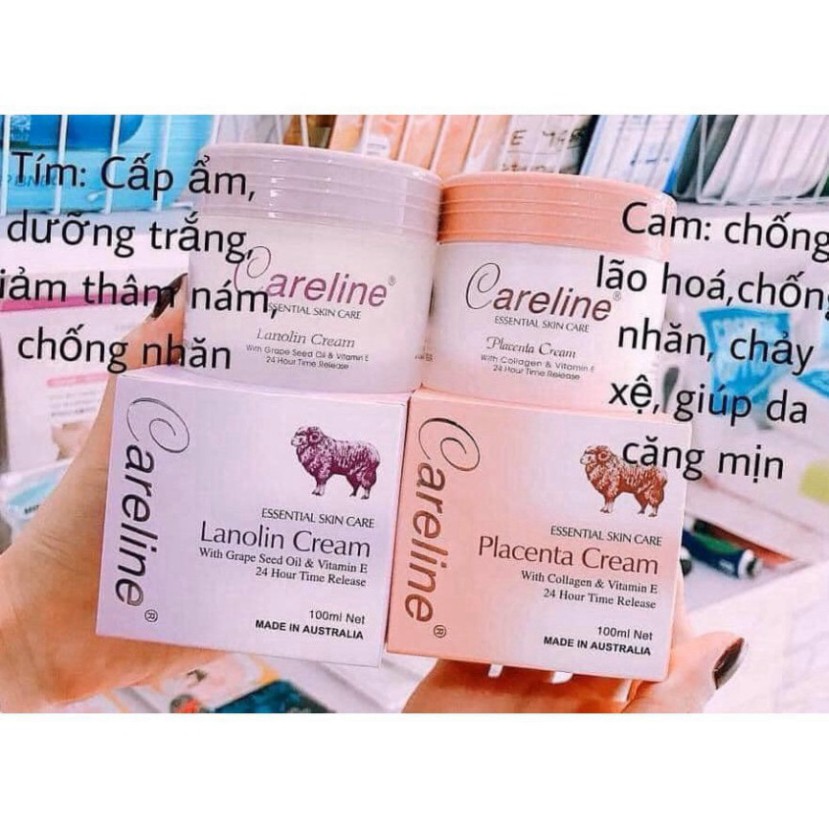 Giá Shock Kem nhau thai cừu CARELINE