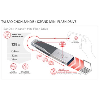 USB 3.0 SanDisk 16GB iXpand IX30 Lightning Connector