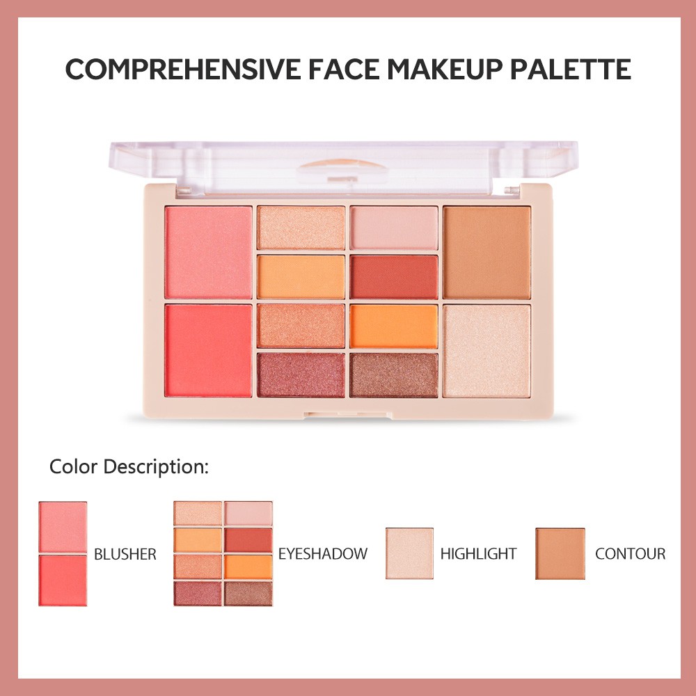 Bảng Phấn Mắt/Má Hồng/Phấn Bắt Sáng Saniye E225 Chuyên Nghiệp 27g | BigBuy360 - bigbuy360.vn