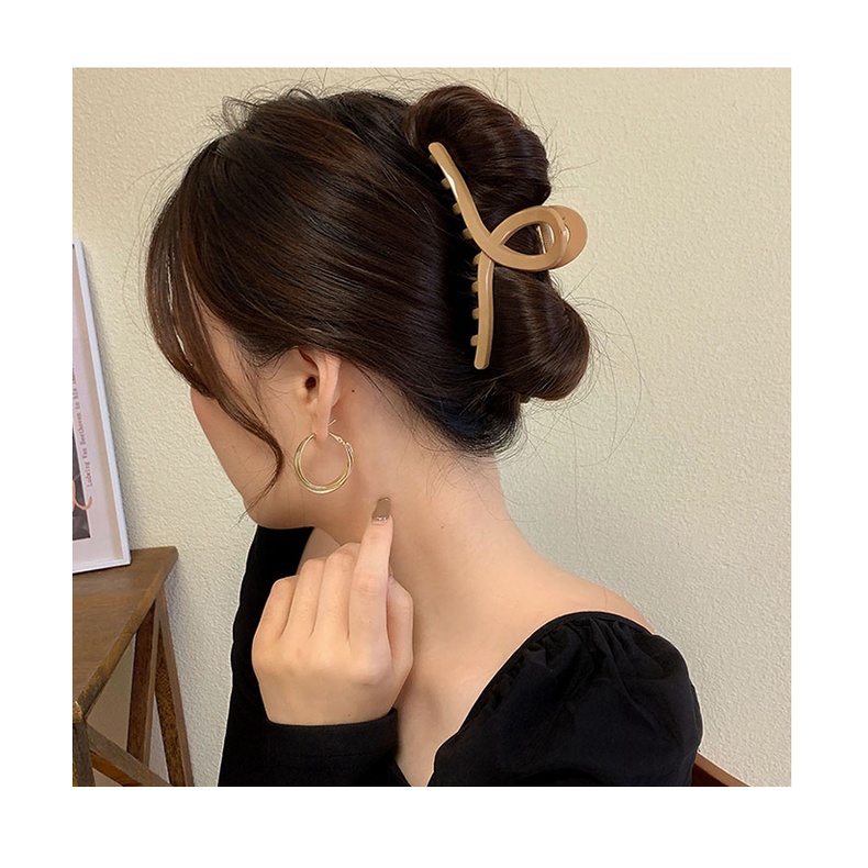 Kẹp Tóc Hình Chữ Thập Đơn Giản Cho Nữ