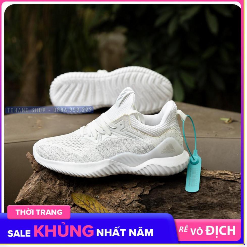 Flat Sale Giày Thể Thao Nam Alpha F28 Màu Trắng Xám