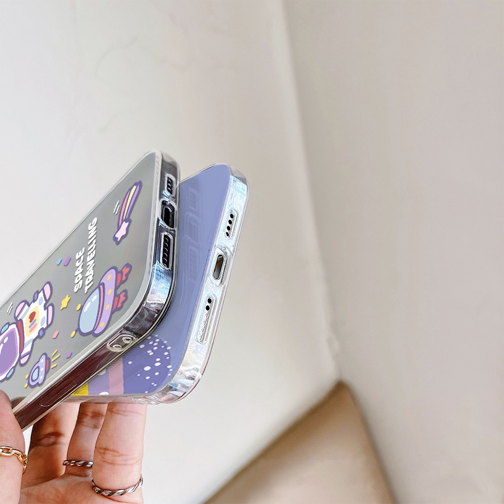 Ốp Điện Thoại Hình Phi Hành Gia Cho Iphone 11 Pro Max 12 Pro Max 13 Pro Max Mini 6 7 8 6 7plus Se 2020 X Xs Xr 5 4