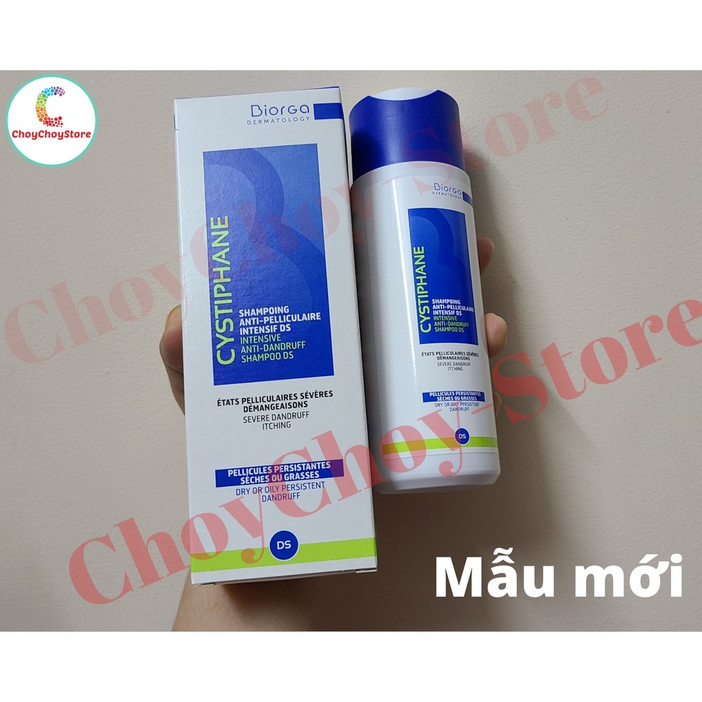 [🇫🇷 Tem CTY] Dầu gội Cystiphane BIORGA Anti Dandruff Shampoo DS 200mL - hỗ trợ giảm gàu, giảm ngứa