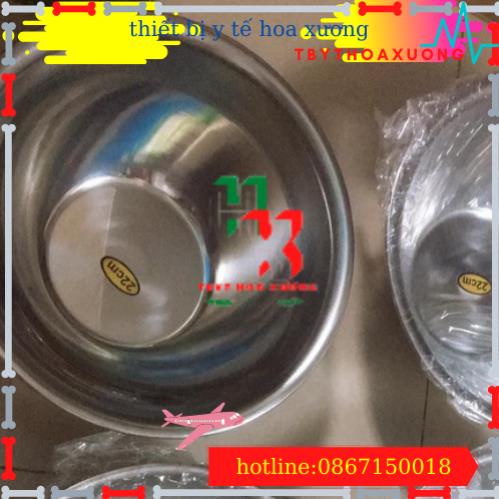 [Hàng Cao Cấp ] Bát Inox Đựng Nước Size 22cm Spa Dùng Cho Cây Bát Nước