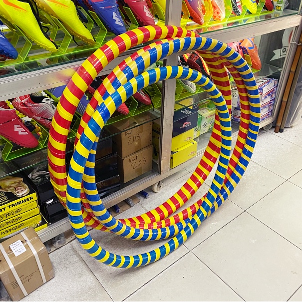 Vòng lắc eo giảm cân loại 1.5kg, đường kính 80cm giúp giảm mỡ bụng cực nhanh - LOI59 SPORTS