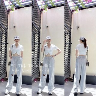Áo khoá kéo 2 đầu cổ bẻ