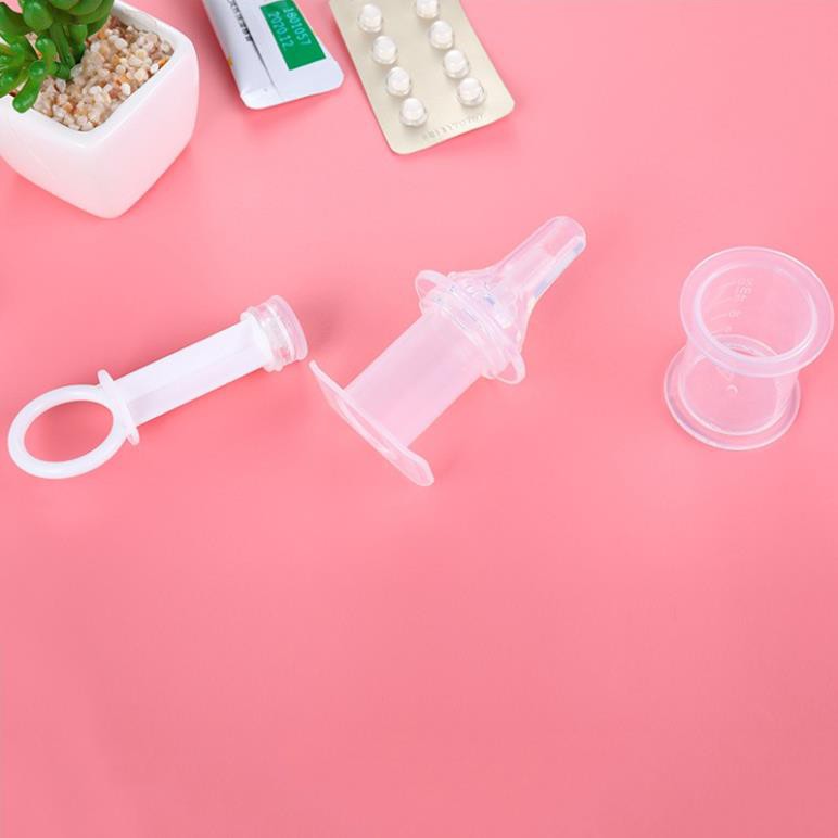 [MH779] Dụng cụ bón thuốc ống hút sữa dạng xilanh cho bé không chịu bú bình an toàn chống sặc CS04