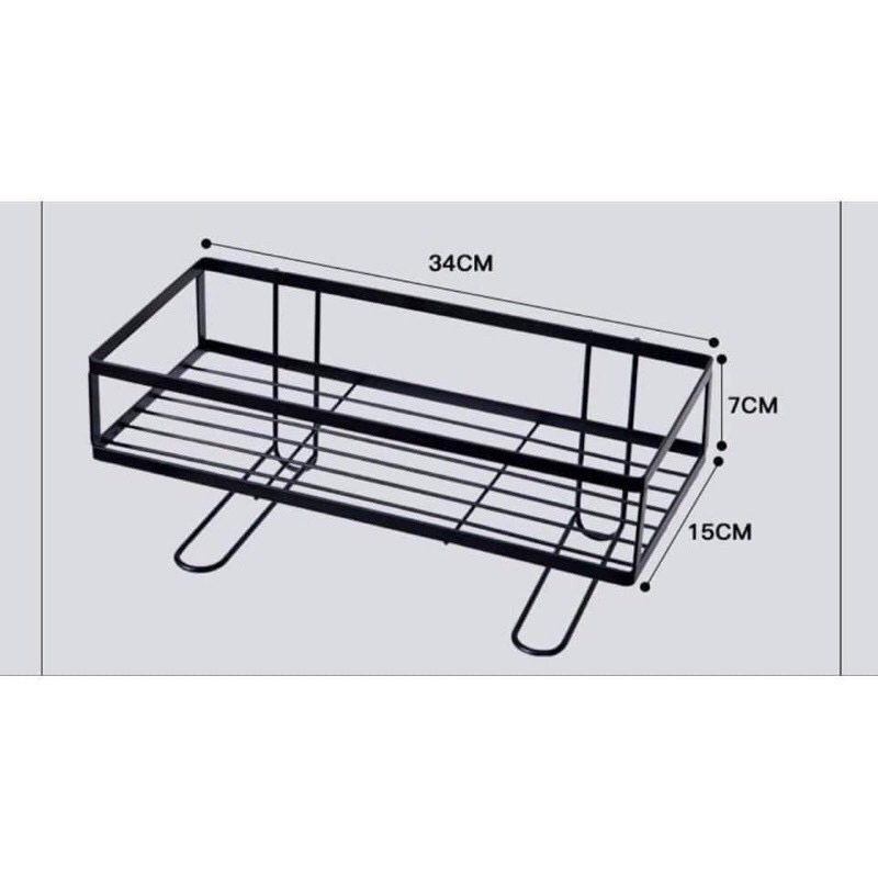 Kệ Để Gọn Đồ Trên Toilet - Kệ Đựng Đồ Bằng Sắt Sơn Tĩnh Điện Đa Năng Chống Gỉ