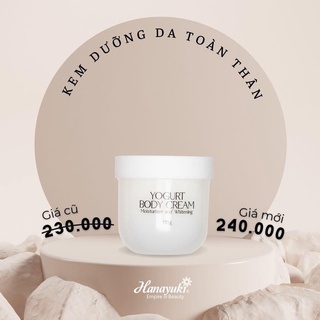 Kem Body Sữa Chua Yogurt Body Cream Hanayuki 110ml