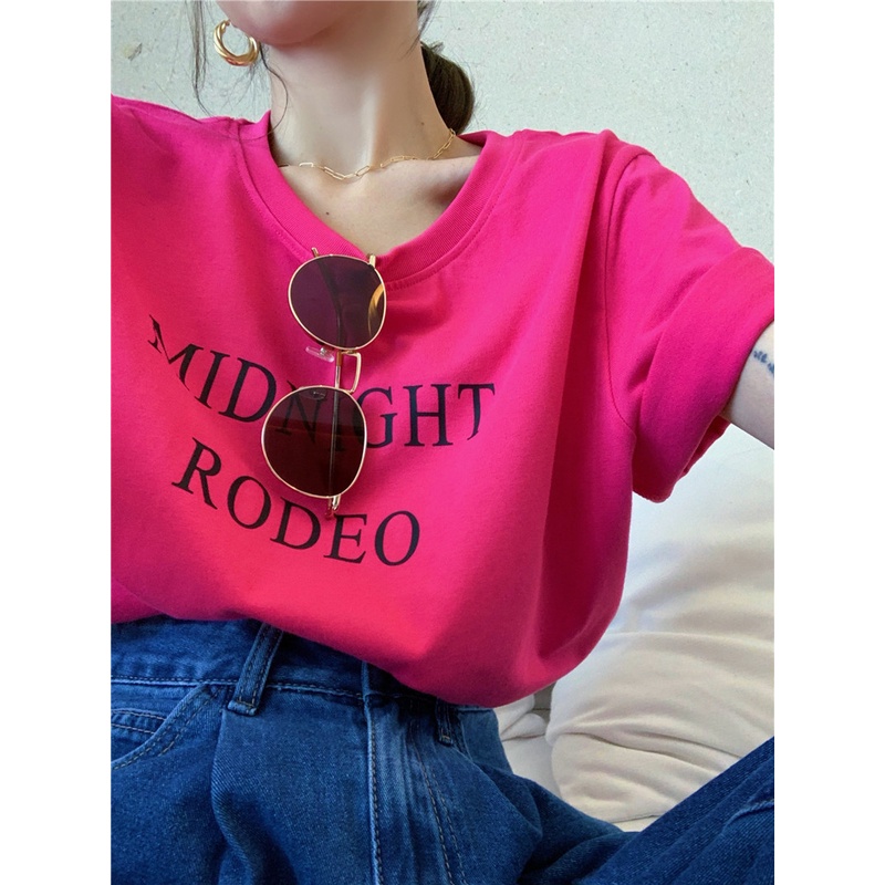 Áo Thun Nữ Ngắn Tay In Chữ Thời Trang | BigBuy360 - bigbuy360.vn