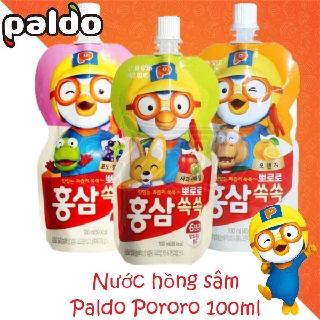 (3 vị) Nước hồng sâm Paldo Pororo 100ml