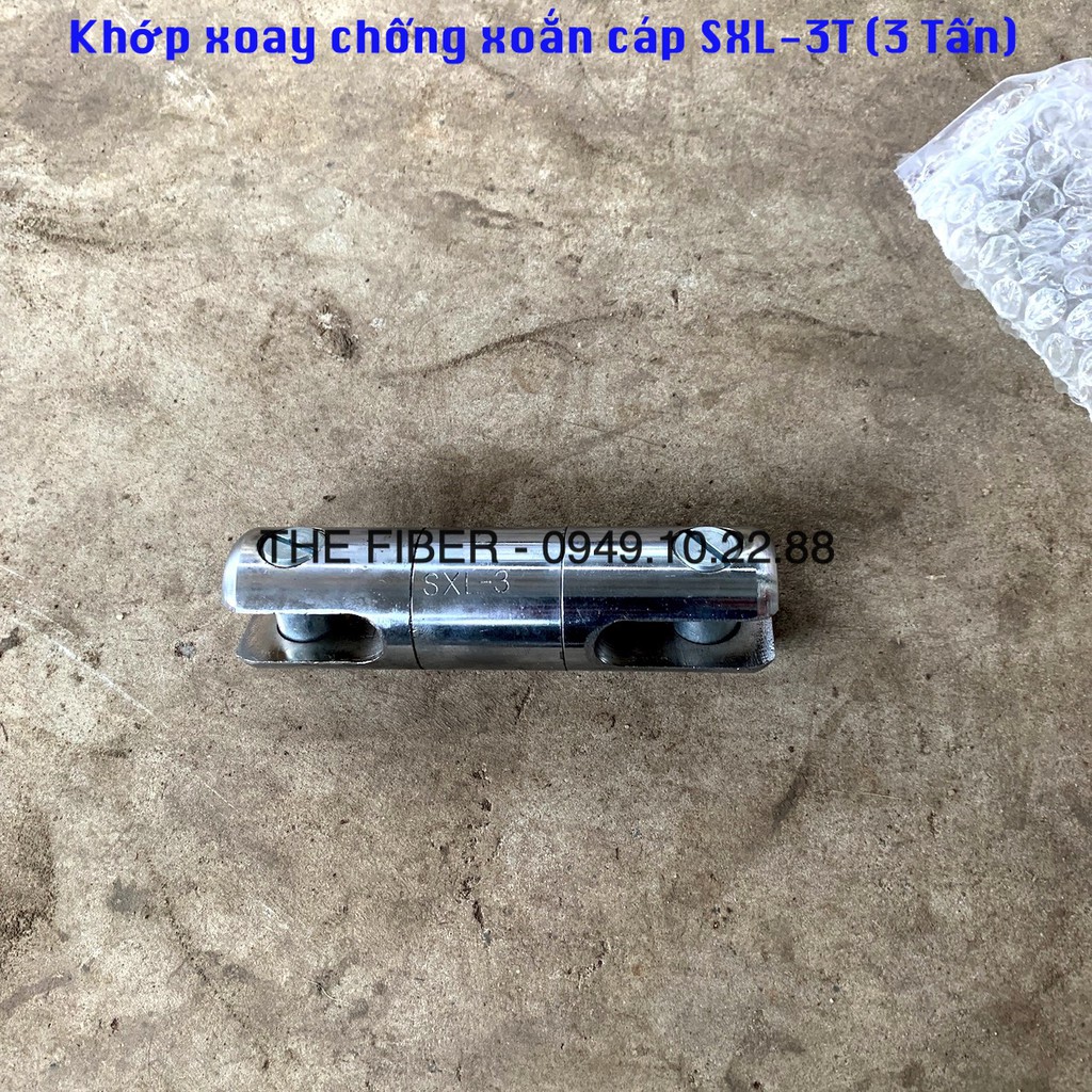 KHỚP XOAY CHỐNG XOẮN CÁP 3 Tấn (Con lắc chống xoắn 3 Tấn)
