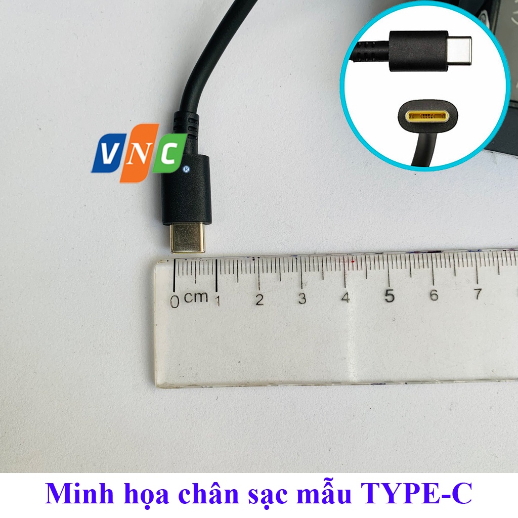 Sạc Laptop Lenovo TYPE C 20V - 3.25A 65W  thay cho ThinkPad T480 T490 E490 T580 L380 L390 E15 E14 yoga