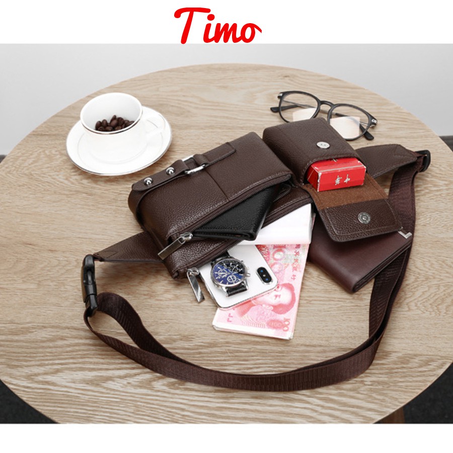 Túi Đeo Hông Da Cao Cấp -Chống Nước, Nhiều Ngăn Tiện Dụng [ Mã : DAUT6k ] | BigBuy360 - bigbuy360.vn