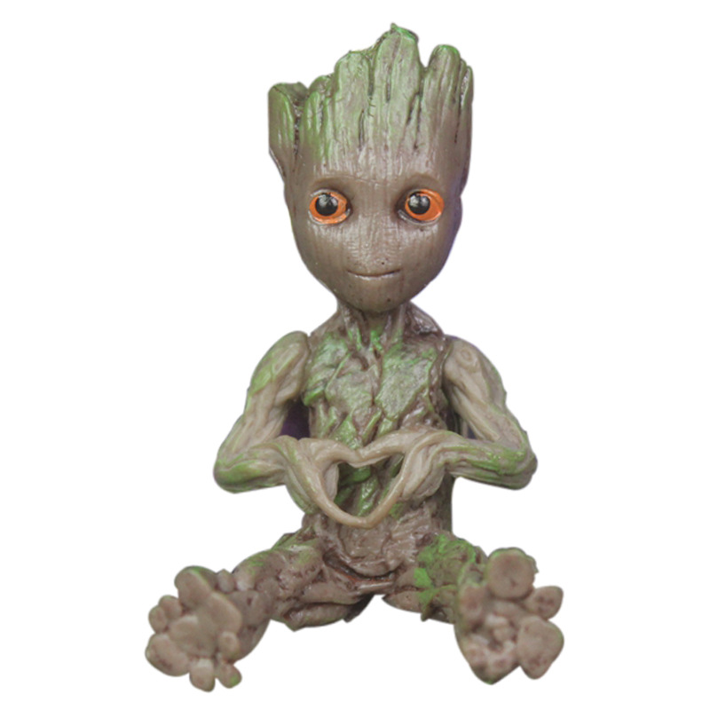 Móc Khóa Hình Nhân Vật Groot Dễ Thương