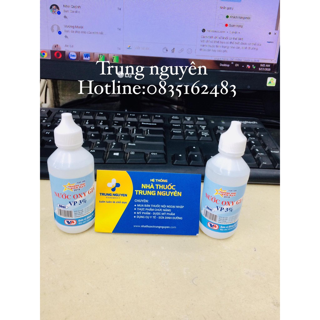 Nước Oxy Già Vp 3% 60Ml