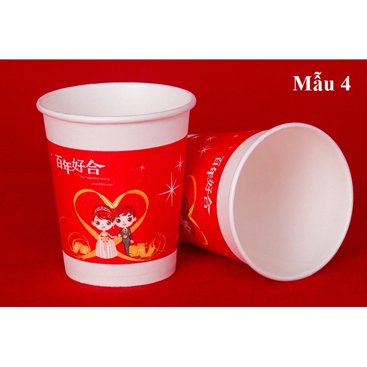 Ly Giấy 250ml Không nắp Dùng Một Lần
