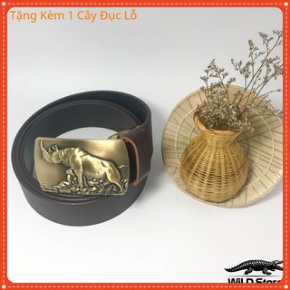thắt lưng độc lạ NỔI CON TÊ GIÁC , da bò 100%