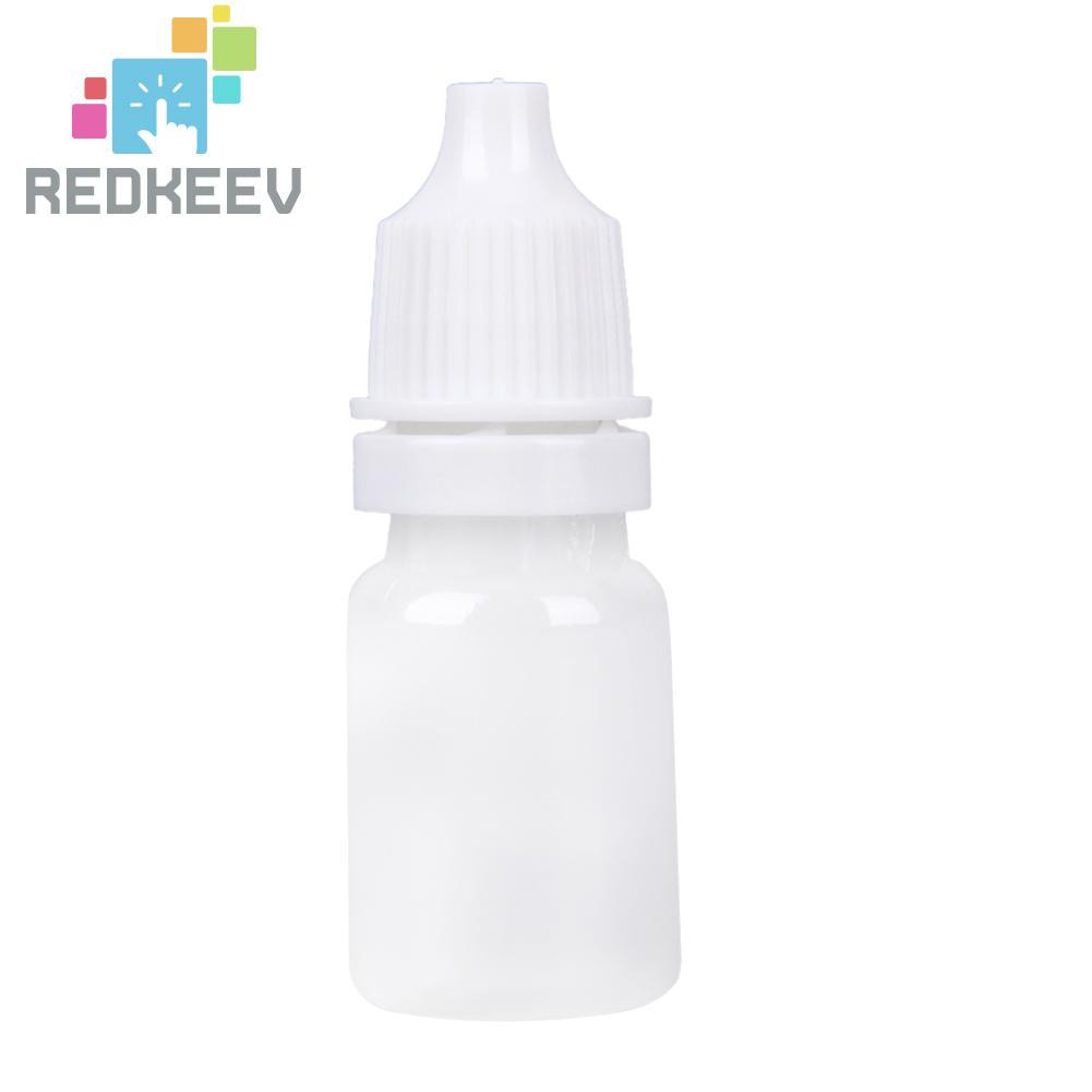 (Hàng Mới Về) Set 50 Lọ Rỗng Đựng Dung Dịch Nhỏ Mắt Dung Tích 5 / 10 / 15ml Tiện Dụng