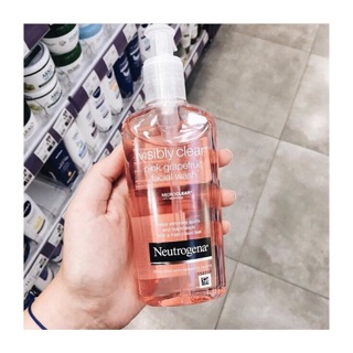 Gel rửa mặt neutrogena visibly clear gel