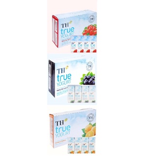 Thùng 48 hộp 180ml x 48 sữa chua uống th true yogurt 180ml vị cam / dâu / việt quất