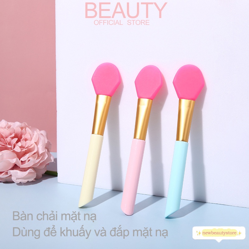 Cọ Silicon Mềm Dành Cho Đắp Mặt Nạ DIY