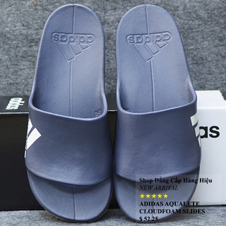 Dép Adidas Aqualette màu xanh dương nhạt đế trắng