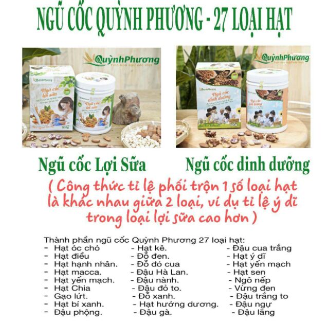 Ngũ cốc lợi sữa quỳnh phương | BigBuy360 - bigbuy360.vn