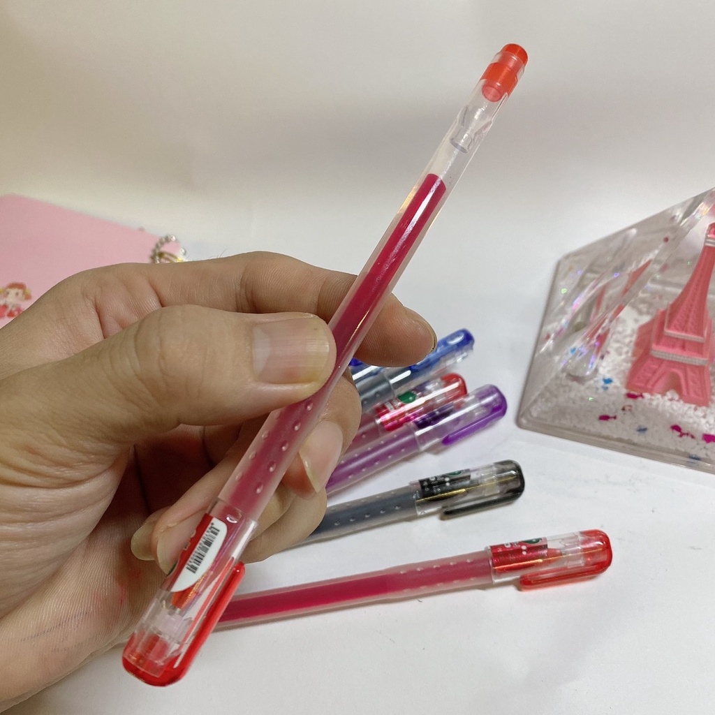 Bút Gel mực nước viết êm, Bút gel mực siêu nhiều