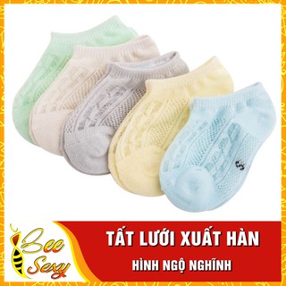 Set 10 đôi tất lưới xuất hàn cho bé trai, bé gái