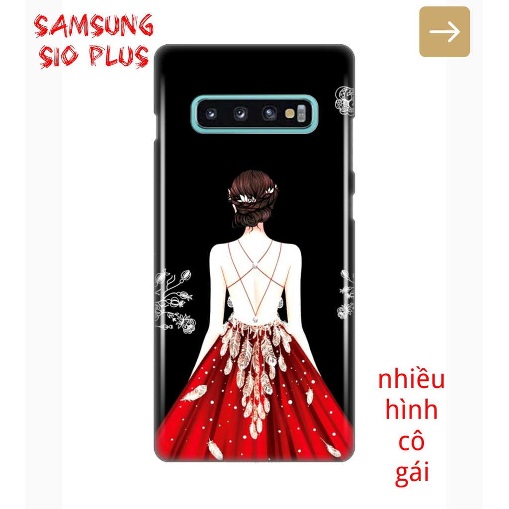 Ốp Lưng Samsung S10 Plus Phía Sau Một Cô Gái