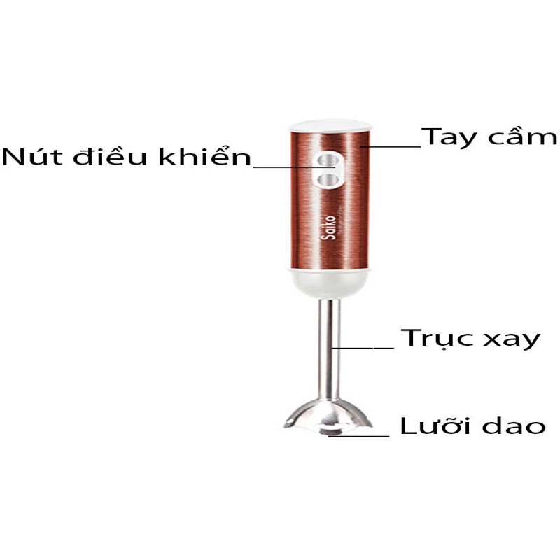 Máy xay cầm tay Saiko HB-501S