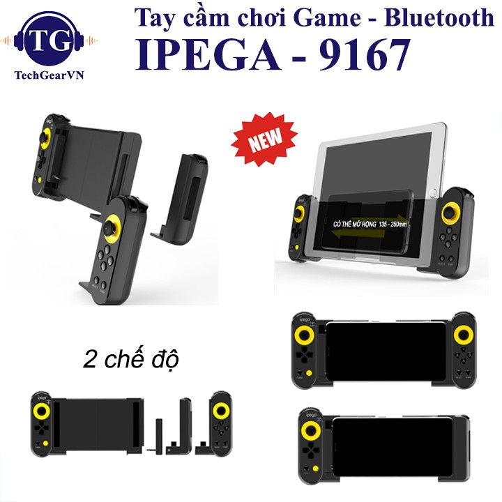 Tay cầm chơi game Bluetooh IPEGA 9167