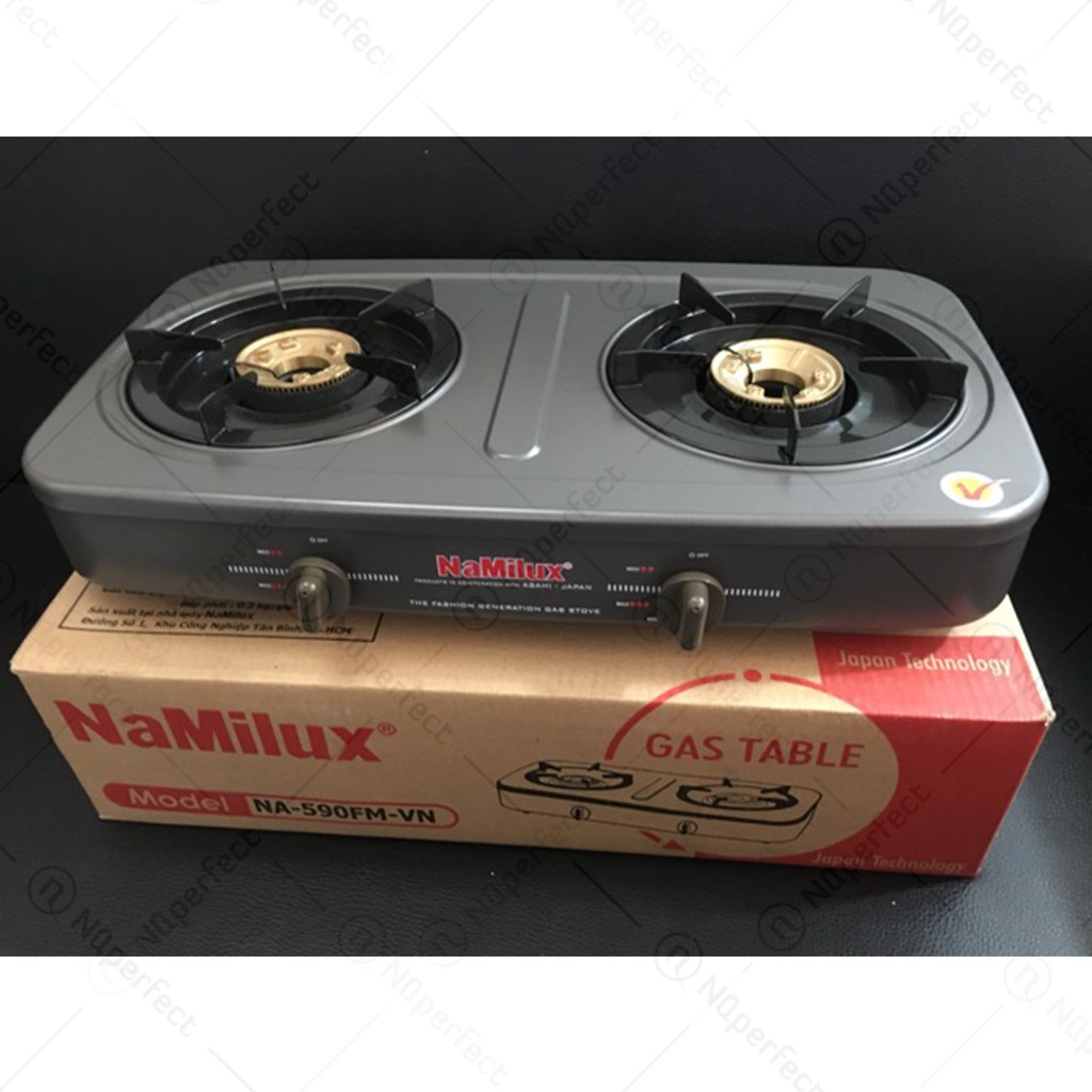 Núm vặn/Công tắc bật bếp gas đôi NaMilux NA-590SM / NaMilux NA-590FM.. chính hãng