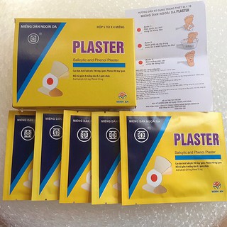 Miếng dán mụn cóc PLASTER, sản phẩm dành cho người bị mụn cóc, mụn mắt các chân, dễ sử dụng và không tái phát