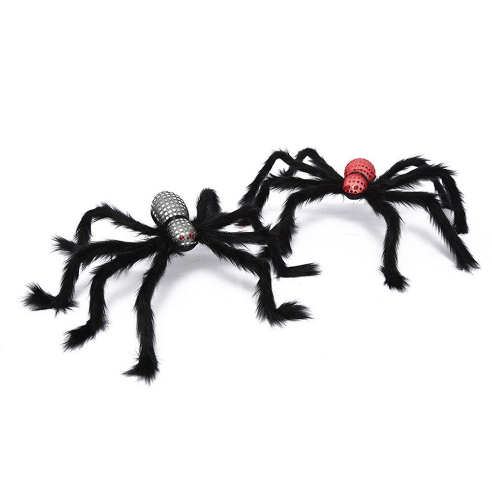 Epoch Nhện Nhồi Bông Mắt Đỏ Trang Trí Halloween Đáng Sợ