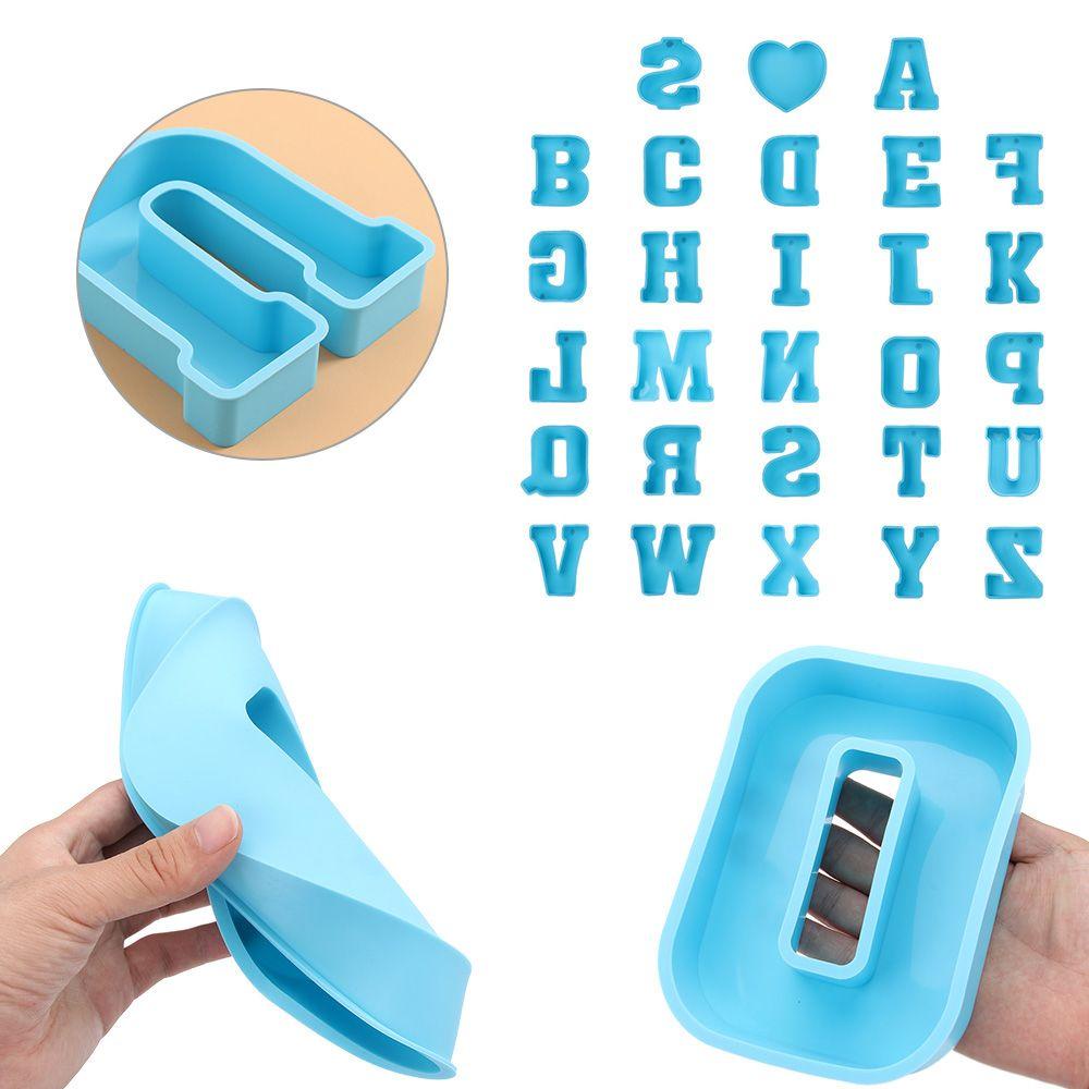 WTTLE Khuôn Silicone Làm Đồ Thủ Công DIY Hình Chữ Happy Birthday