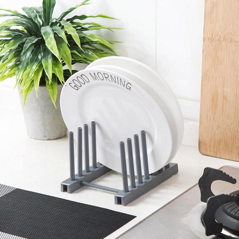 Giá Đỡ Nắp Nồi Và Chén Dĩa Tiện Dụng Cho Nhà Bếp