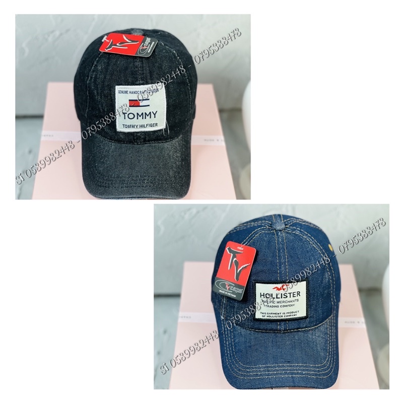 Nón kết chất demi phối logo cực bụi - mũ thể thao nam nữ chất Jeans