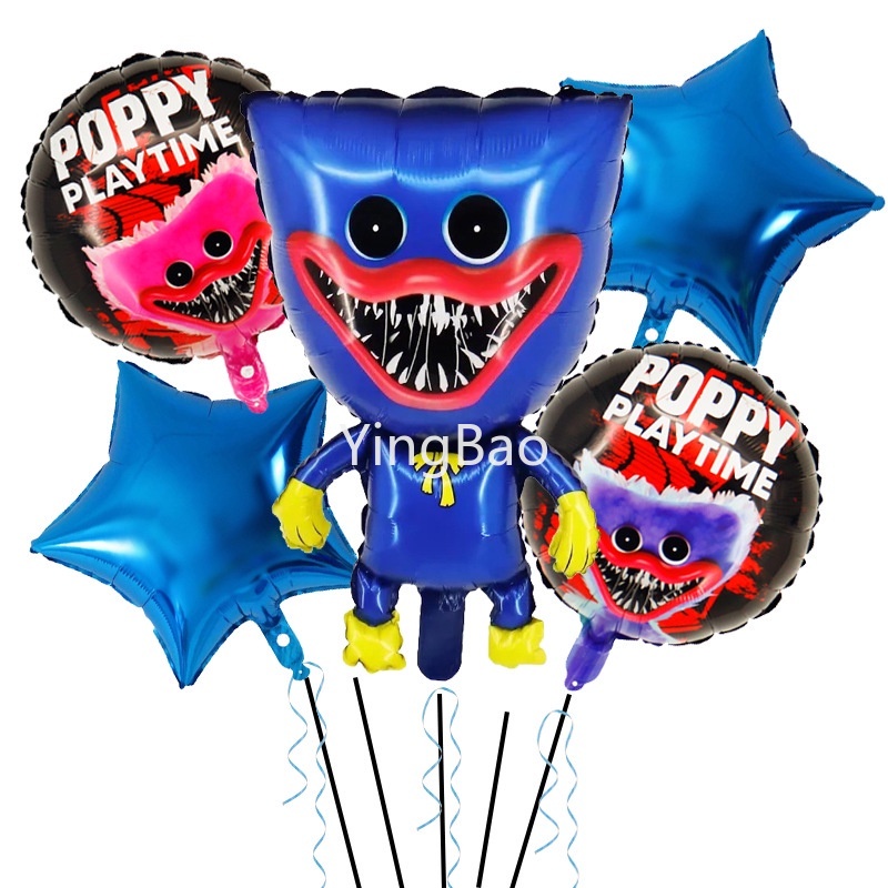 Set 5 Bong Bóng Lá Nhôm Trang Trí Tiệc Sinh Nhật / Đám Cưới