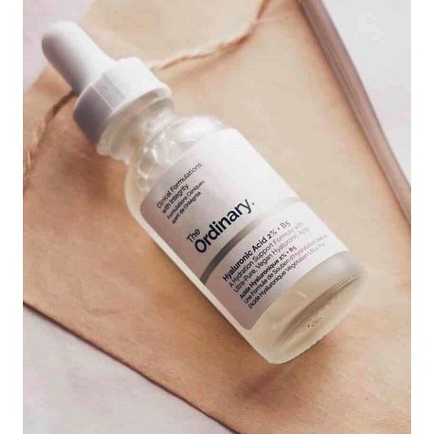 Serum The Ordinary Hyaluronic Acid 2%+B5 30ml cấp ẩm phục hồi dành cho da khô, thừa dầu thiếu nước và thâm sạm nhạy cảm