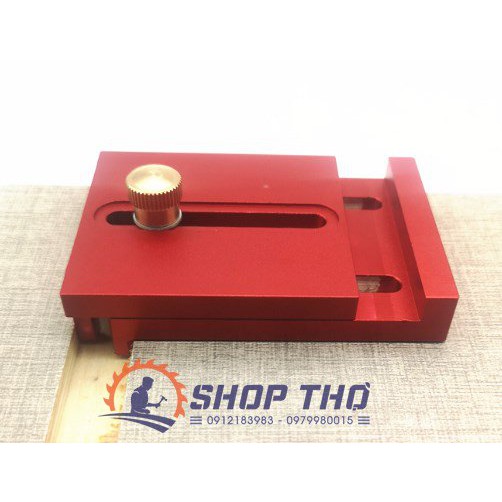 Thước lấy dấu mộng T1 nhôm Anode cho cưa bàn làm mộng gỗ