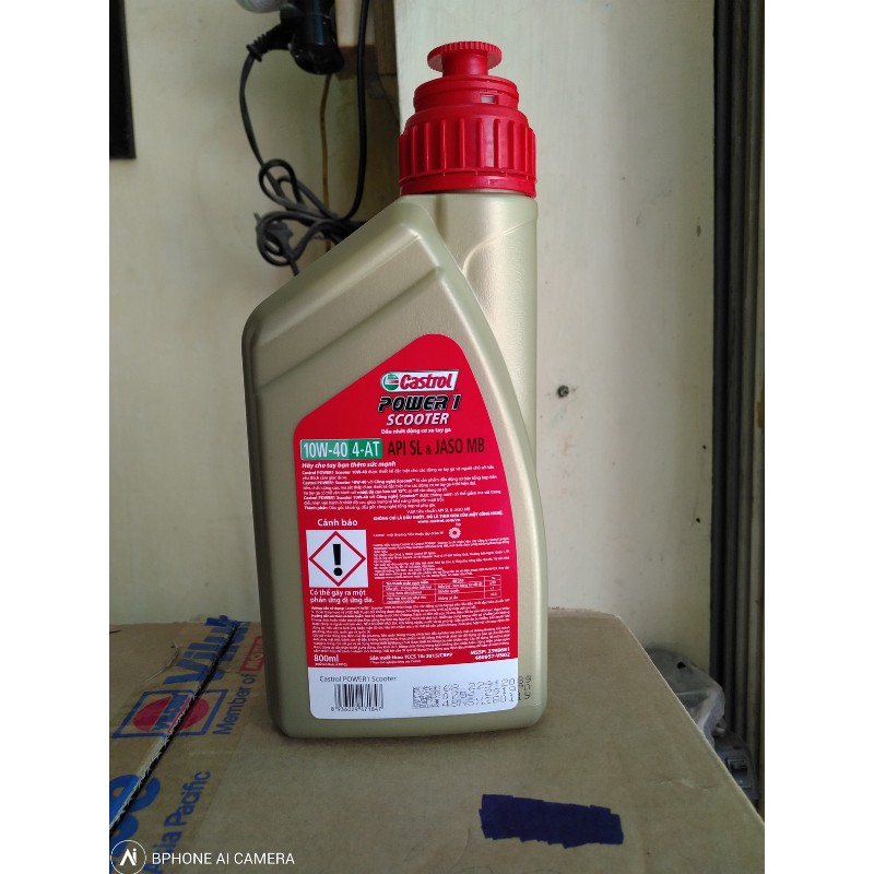 Dầu nhớt xe máy Castrol Power 1 Scooter 10w40 (800ml)