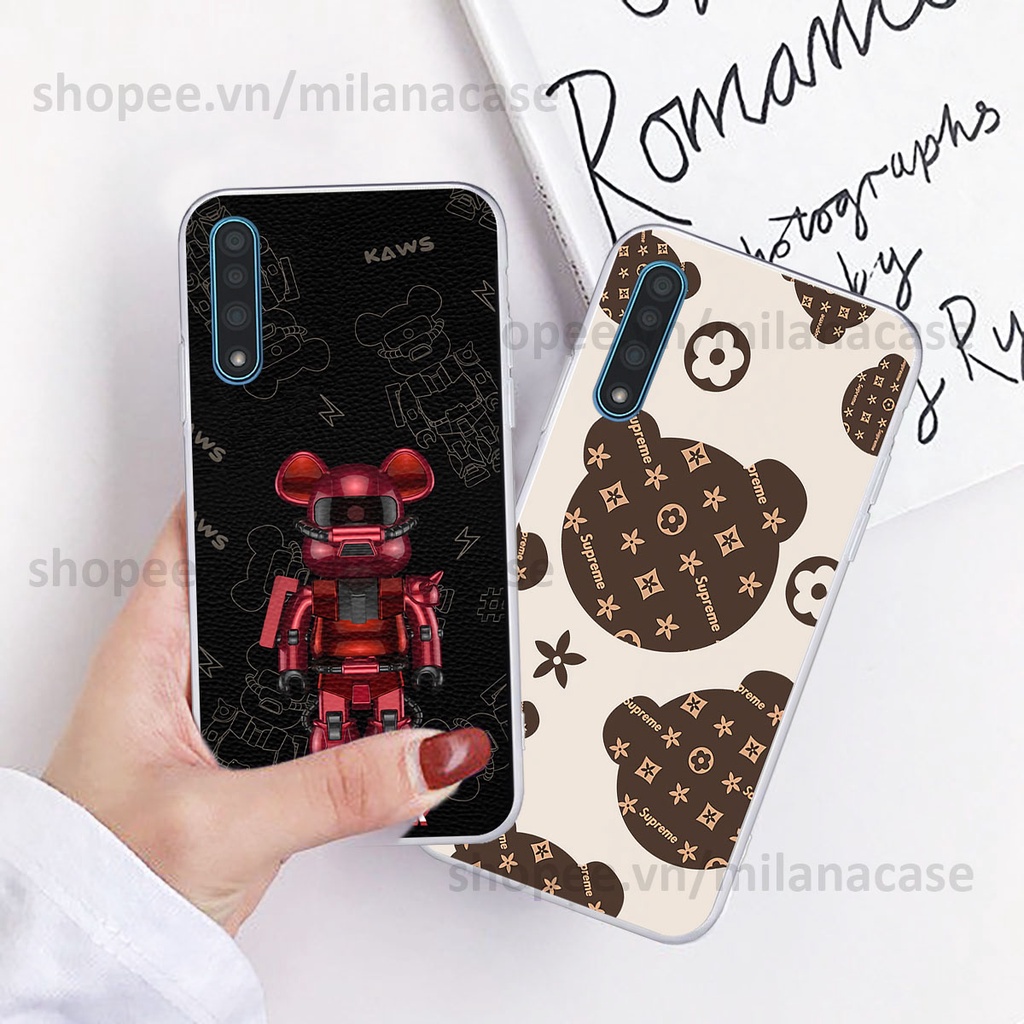 Ốp Vsmart Live gấu be@rBrick gấu Teddy Kaws siêu đẹp, phong cách, cá tính