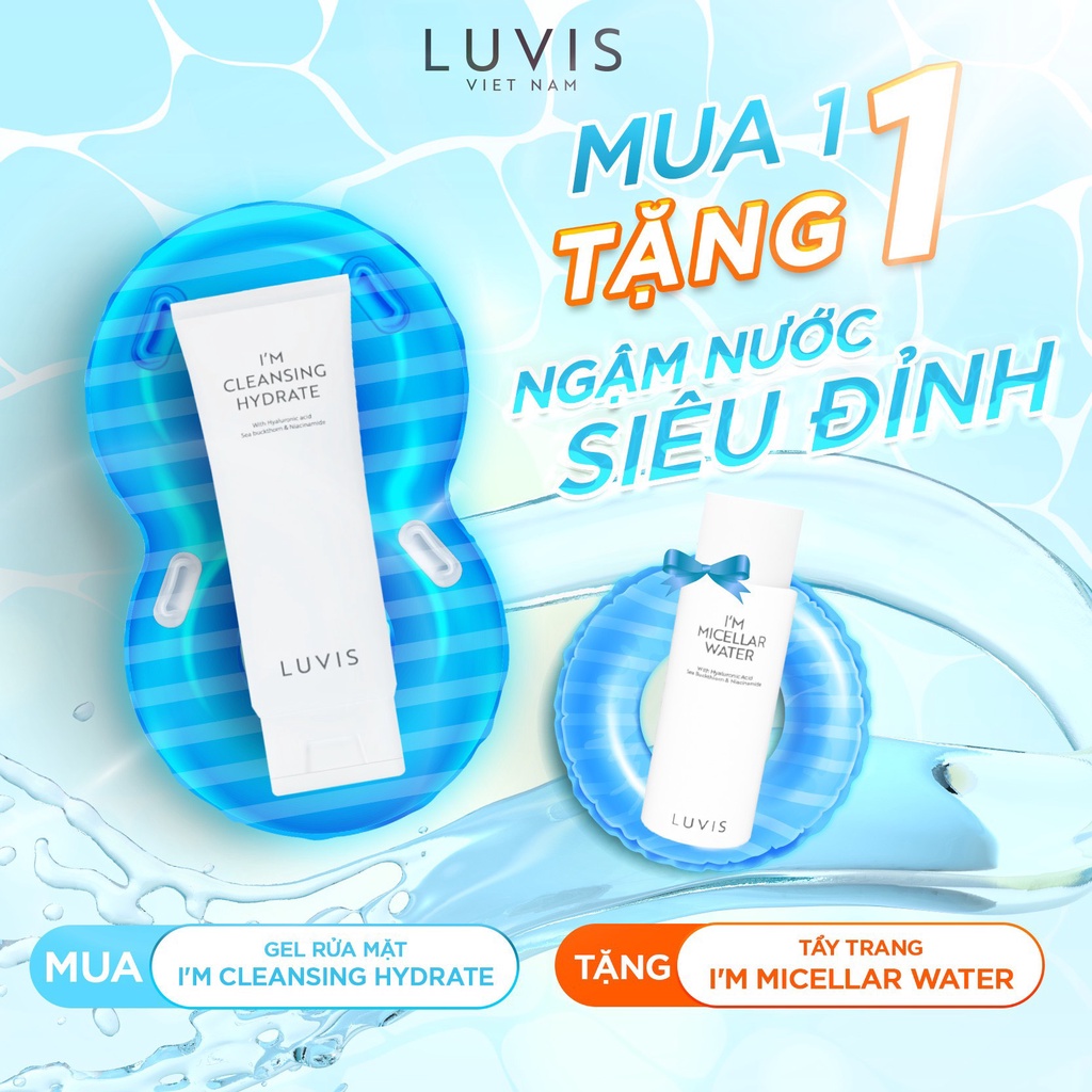 Sửa rửa mặt LUVIS hắc mai biển giảm mụn , se khít lỗ chân lông 120ml